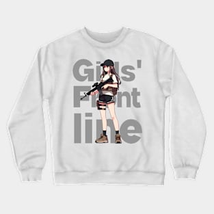 Girls' Frontline Tactical Chic Tee: Where Strength Meets Style Crewneck Sweatshirt